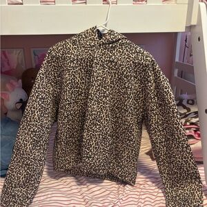 Leopard Print Hoodie